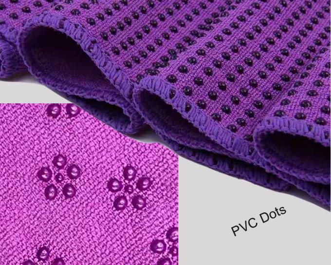 Non yoga imprimé par Digital écologique Microfiber Mat Towel With Corner Pockets de glissement 2
