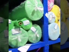 vidéo différente de tissu de couleur