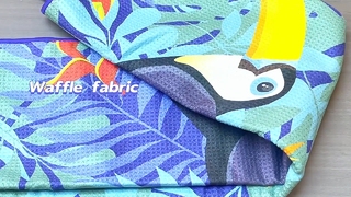 Serviette de plage personnalisée douce, durable et sans sable