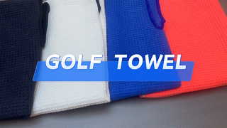 Logo personnalisé de serviette de golf en microfibre de qualité
