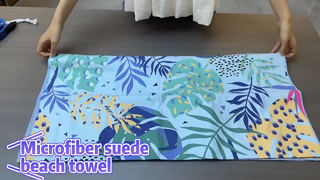 Serviette de plage en microfibre à séchage rapide personnalisée