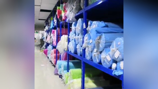 vidéo différente de tissu de couleur