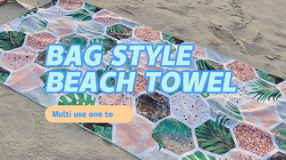 Sac de serviette de plage en microfibre à séchage rapide