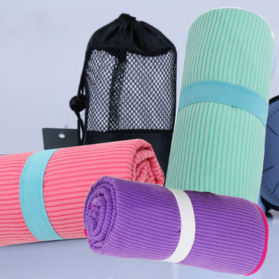 La serviette de sports de Microfiber de suède de GV a personnalisé la serviette et le sac de natation