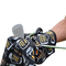 Serviette de golf gaufrée en microfibre avec logo imprimé sur mesure avec crochet et agrafe
